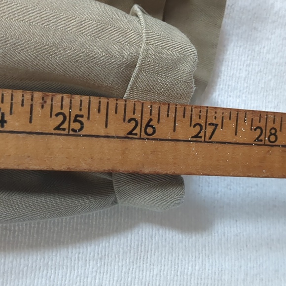 Tommy Bahama Men's 100%Silk Pleated Front Pants Khaki Color Size 42 - Picture 9 of 10